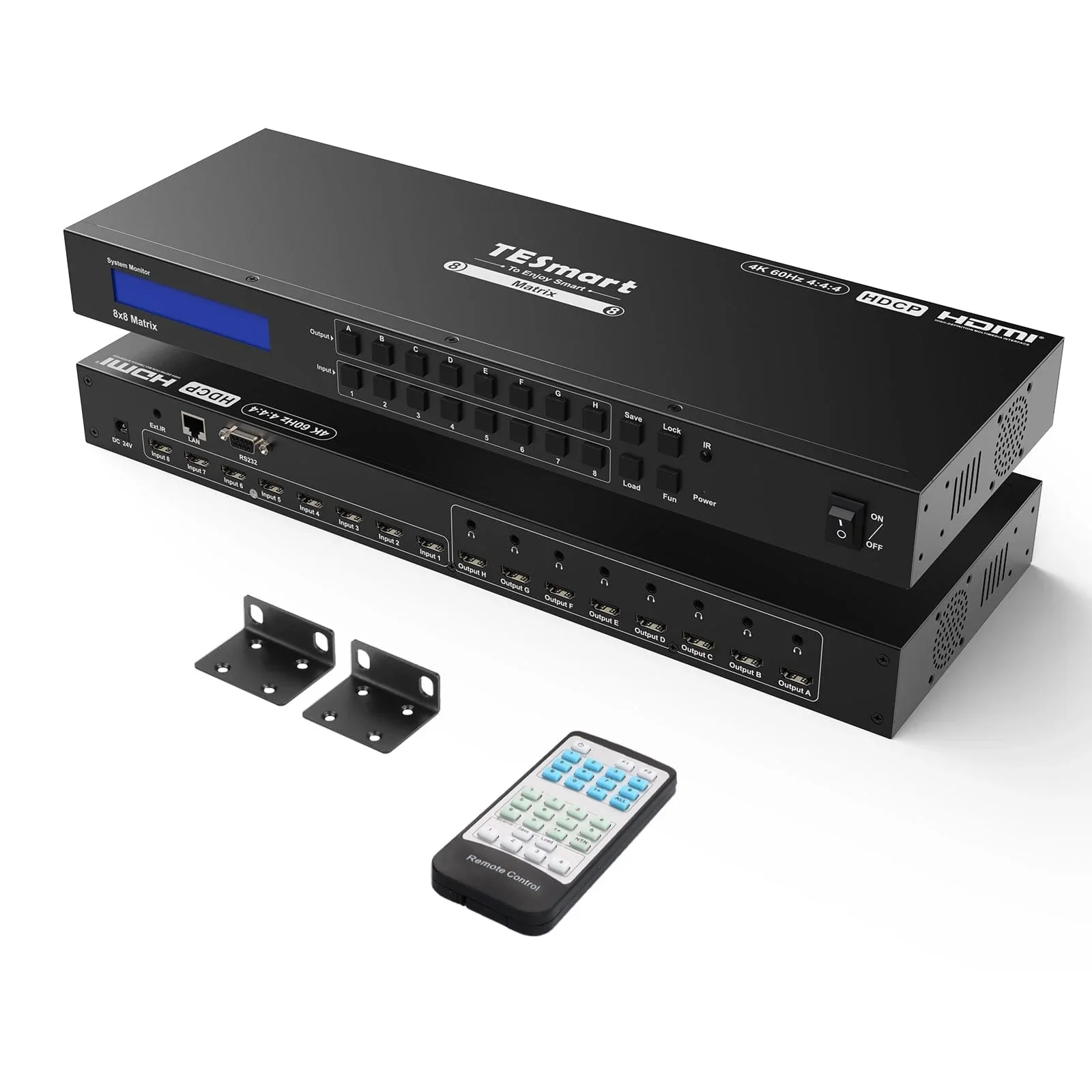 Switcher HDMI Matrix 8 × 8 4K30Hz / 4K60Hz