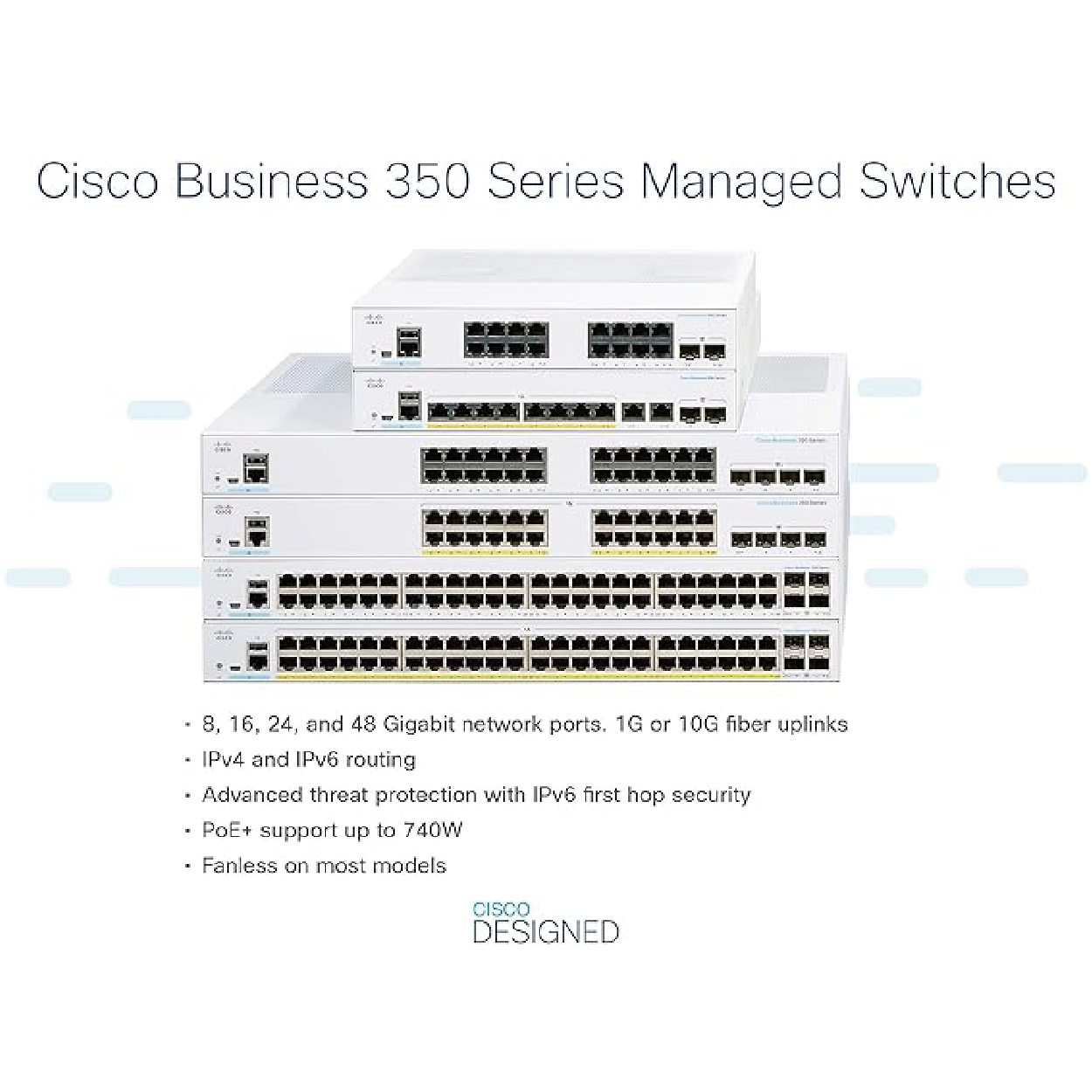 SWITCH CBS350-16P-E-2G - Imagen 3