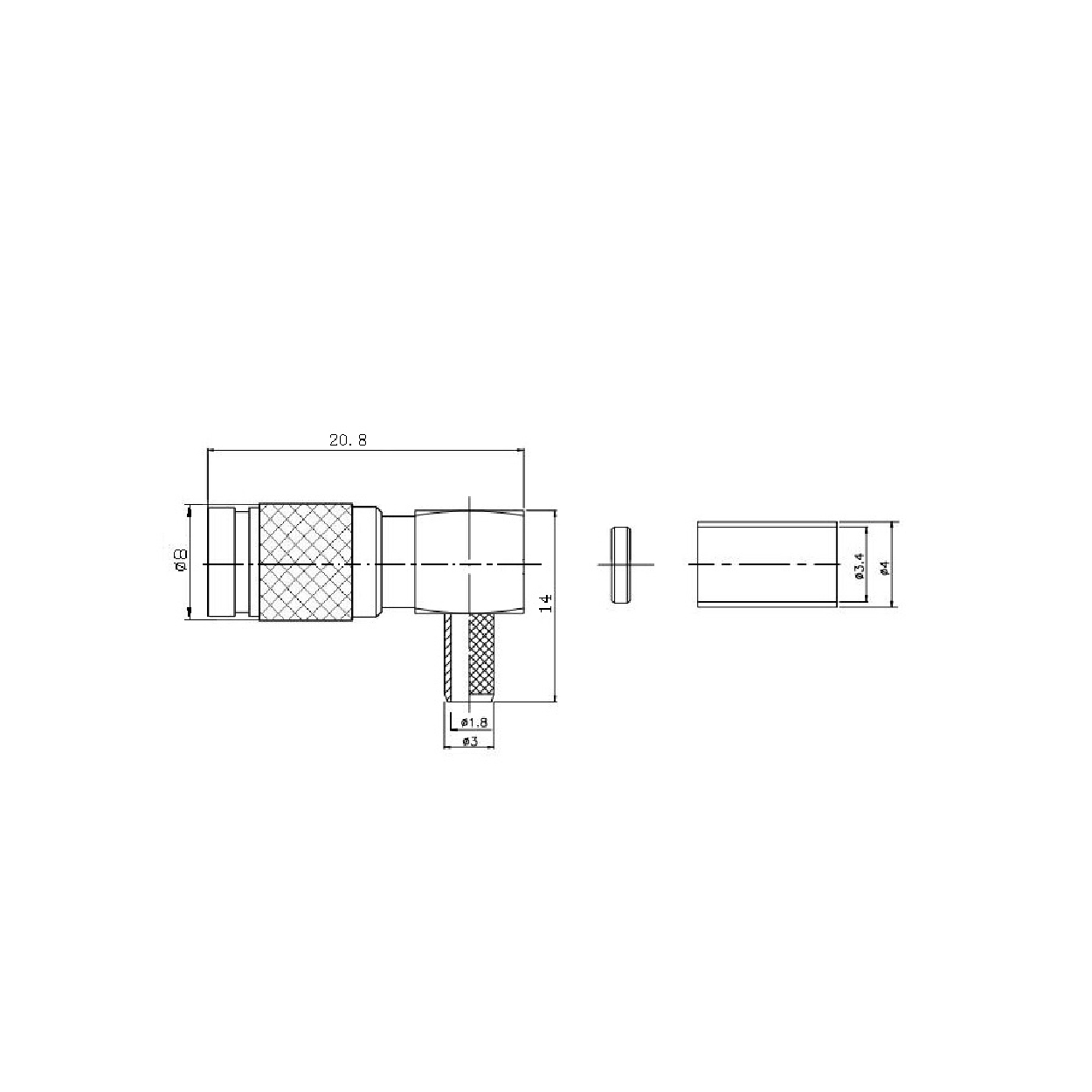 Conector de crimpado macho R/A - Imagen 3