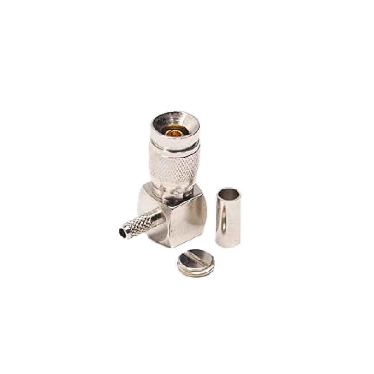 Conector de crimpado macho R/A