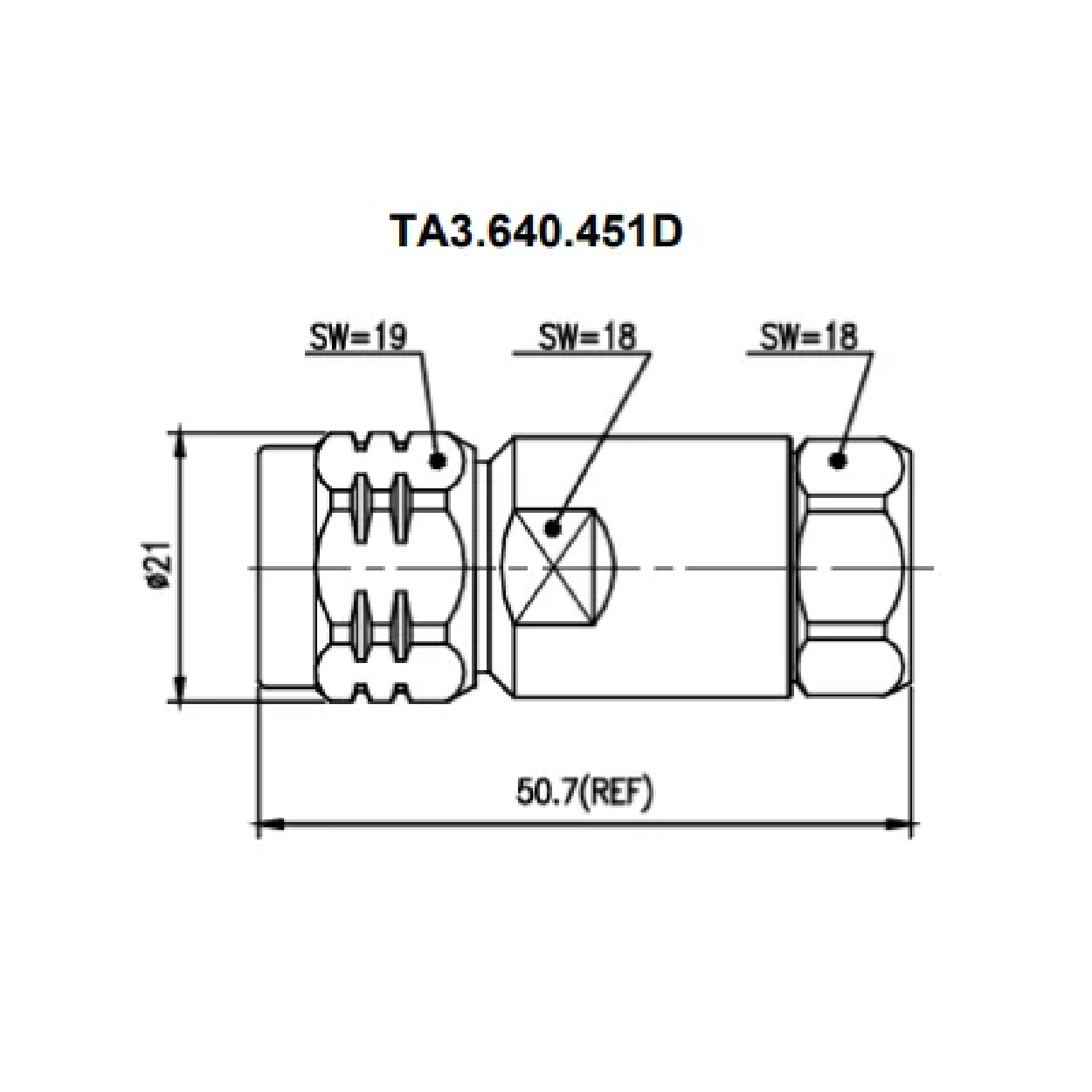 Conector N macho para cable de 1/2” - Imagen 3