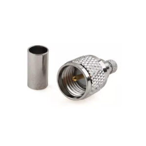 UHF male crime connector for RG58 cable