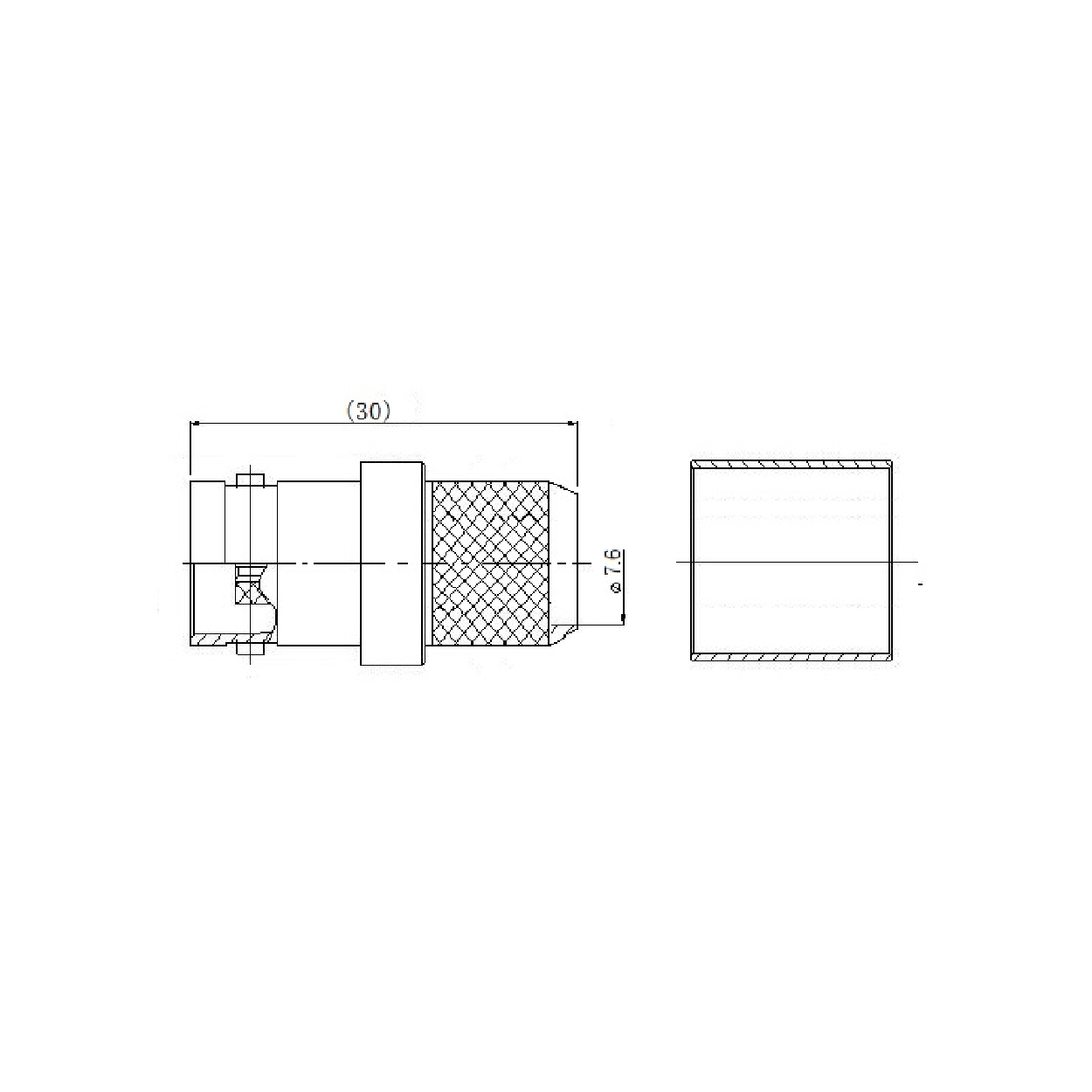 Conector BNC hembra engarzado - Imagen 3