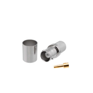 Fitted female BNC connector