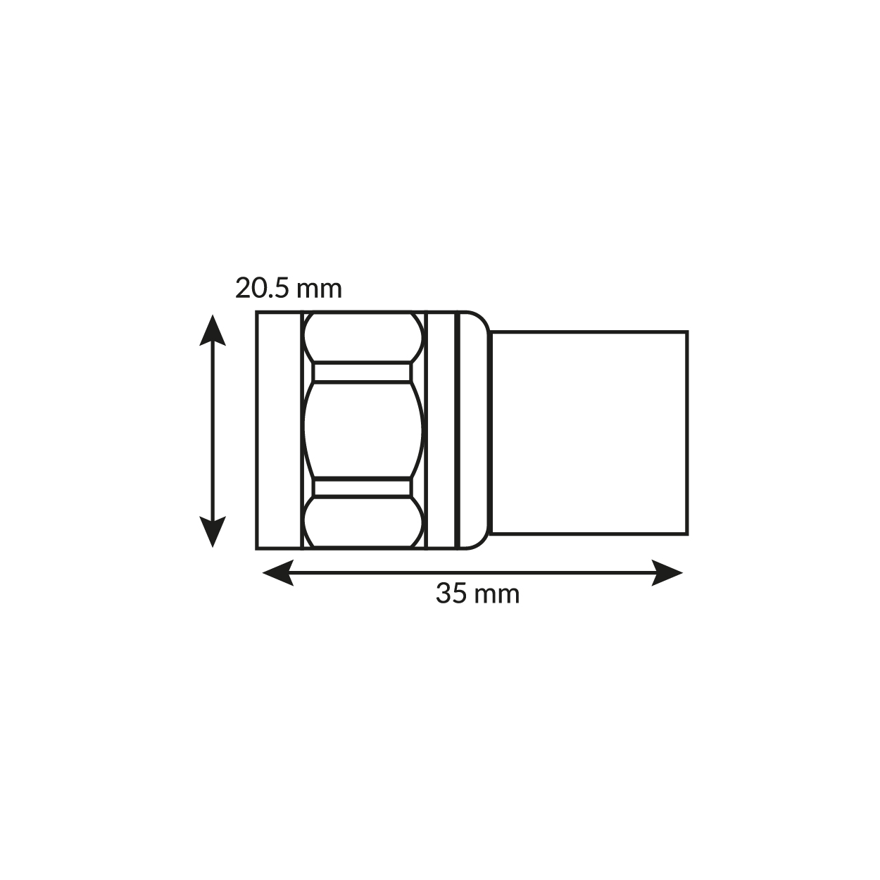 End connector N - Image 3