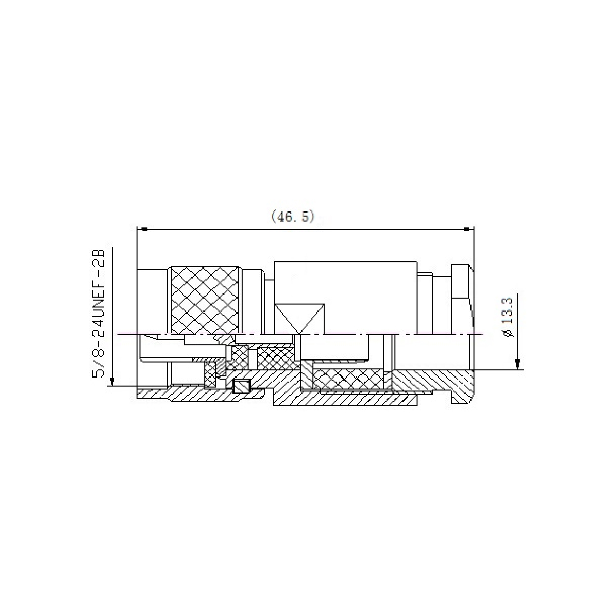 N male clamp connector - Imagen 3
