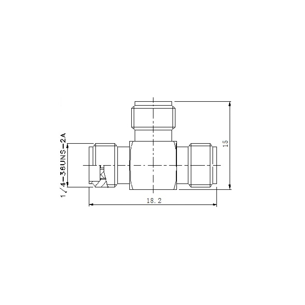 Adaptador T hembra SMA - Imagen 3
